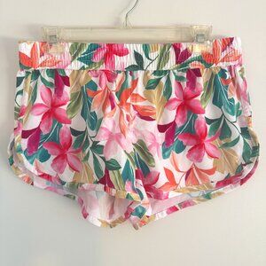 Hurley Bright Floral Athletic Shorts, Size M - Like New!
